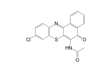 N-(9-chloro-5-oxo-5H-benzo[a]phenothiazin-6-yl)acetamide