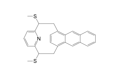 6,16-Etheno-13,9-nitrilo-9H-cyclotrideca[b]naphthalene, 7,8,14,15-tetrahydro-8,14-bis(methylthio)-