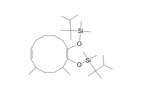 3,6-Dimethyl-bis[(dimethyl)(1,1,2-trimethylpropyl)silyloxy]cyclododeca-1,7-diene