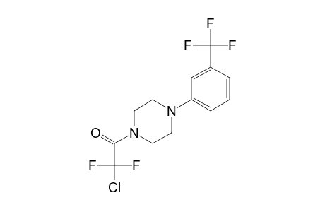 N-(3-Trifluoromethylphenyl)piperazine, N'-chlorodifluoroacetyl-