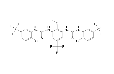 1,1'-[2-METHOXY-5-(TRIFLUOROMETHYL)-m-PHENYLENE]BIS[3-(6-CHLORO-alpha,alpha,alpha-TRIFLUORO-m-TOLYL)-2-THIOUREA]