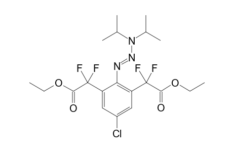 (E)-1-(4-Chloro-2,6-bis(ethoxycarbonyldifluoromethyl)phenyl)-3,3-diisopropyltriaz-1-ene