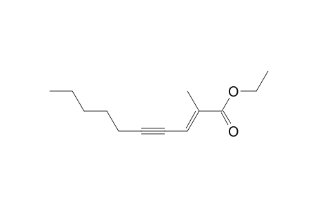 Ethyl (E)-2-methyldec-2-en-4-ynoate