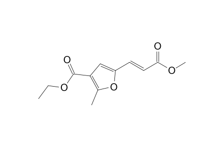 Methyl (E)-3-[4'-(ethoxycarbonyl)-5'-methyl-2'-furyl]propenoate
