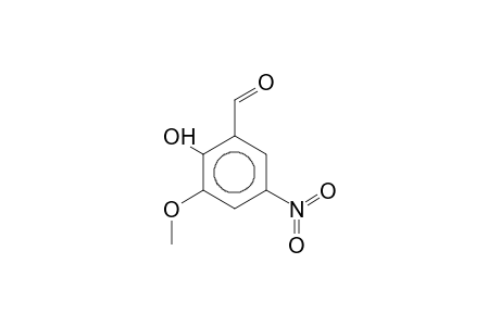 3-Methoxy-5-nitrosalicylaldehyde