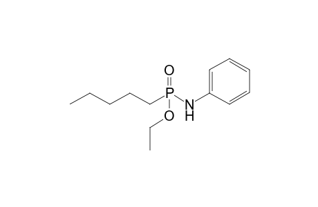 Ethyl N-phenyl-P-pentylphosphonamidate