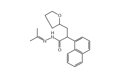 alpha-1-NAPHTHYLTETRAHYDRO-2-FURANPROPIONIC ACID, ISOPROPYLIDENEHYDRAZIDE