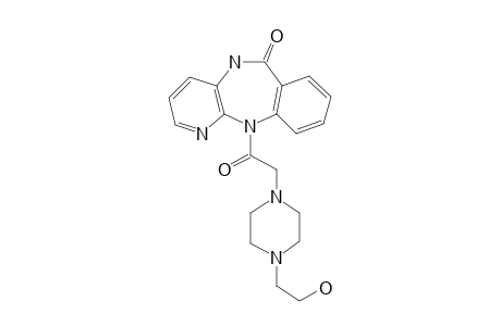 5,11-Dihydro-11-[(4-[2-hydroxyethyl]-1-piperazinyl)acetyl]-6H-