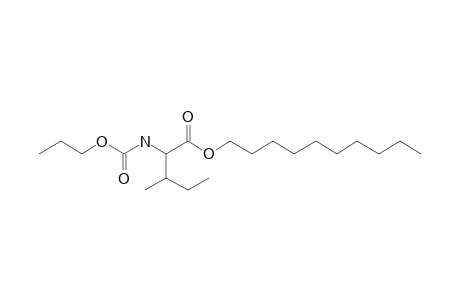 L-Isoleucine, N-propoxycarbonyl-, decyl ester