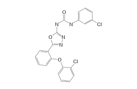 N-{5-[2'-(2"-Chlorophenoxy)phenyl]-1,3,4-oxadiazol-2-yl}-N'-(3"'-chlorophenyl)urea