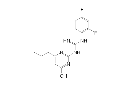 1-(2,4-difluorophenyl)-3-(4-hydroxy-6-propyl-2-pyrimidinyl)guanidine