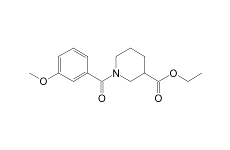 1-(3-Methoxybenzoyl)piperidine-3-carboxylic acid, ethyl ester