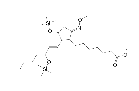 7-[(5E)-5-methoxyimino-3-trimethylsilyloxy-2-[(E)-3-trimethylsilyloxyoct-1-enyl]cyclopentyl]heptanoic acid methyl ester