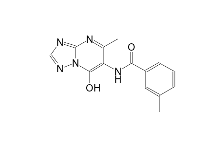 N-(7-hydroxy-5-methyl[1,2,4]triazolo[1,5-a]pyrimidin-6-yl)-3-methylbenzamide