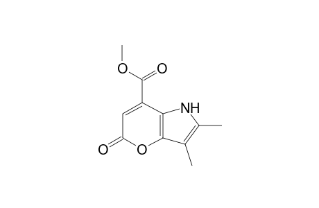 2,3-Dimethyl-5-oxo-1H-pyrano[3,2-b]pyrrole-7-carboxylic acid methyl ester