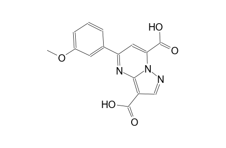 pyrazolo[1,5-a]pyrimidine-3,7-dicarboxylic acid, 5-(3-methoxyphenyl)-