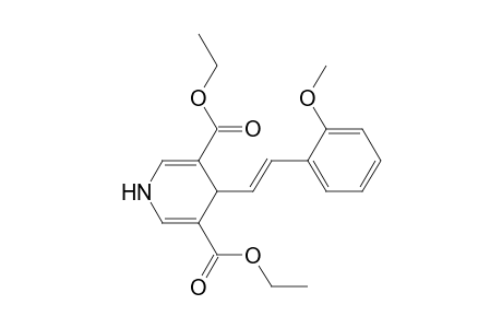 1,4-Dihydro-4-[(E)-2-(2-methoxyphenyl)ethenyl]-3,5-bis(ethoxycarbonyl)pyridine