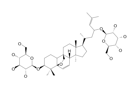 GOYAGLYCOSIDE-F;24-BETA-D-ALLOPYRANOSYL-5-BETA,19-EPOXYCUCURBITA-6,23-DIENE-3-BETA,23-XI-DIOL-3-O-BETA-D-GLUCOPYRANOSIDE