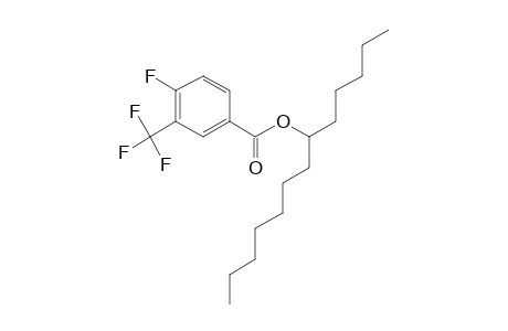 4-Fluoro-3-trifluoromethylbenzoic acid, 6-tridecyl ester