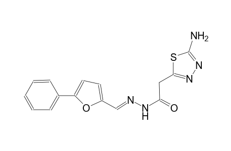 2-(5-amino-1,3,4-thiadiazol-2-yl)-N'-[(E)-(5-phenyl-2-furyl)methylidene]acetohydrazide