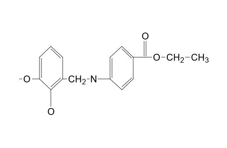p-[(3-methoxysalicyl)amino]benzoic acid, ethyl ester
