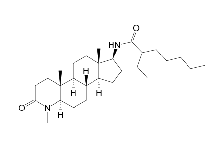 17.beta.-[(N-amyl)butyramido]-4-methyl-4-aza-5.alpha.-androstan-3-one