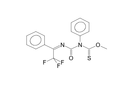 METHYL N-[N-(ALPHA-TRIFLUOROMETHYLBENZYLIDENE)AMINOCARBONYL]-N-PHENYLTHIONOURETHANE