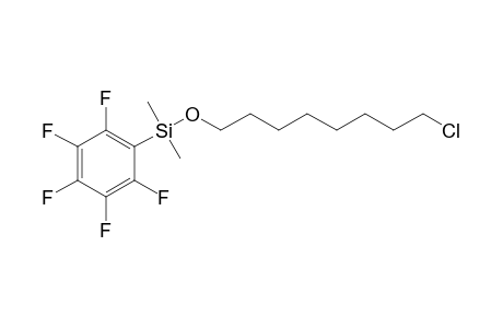 8-Chlorooctanol, dimethylpentafluorophenylsilyl ether