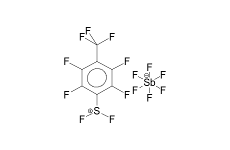 4-TRIFLUOROMETHYLTETRAFLUOROPHENYLDIFLUOROSULPHINIUMHEXAFLUOROANTIMONATE