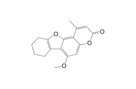 6-Methoxy-1-methyl-7,8,9,10-tetrahydro-[1]benzofuro[2,3-f]chromen-3-one