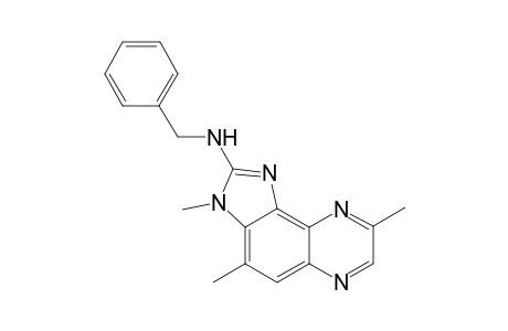 3,4,8-trimethyl-N-(phenylmethyl)-2-imidazo[4,5-f]quinoxalinamine