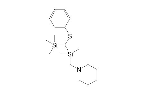 dimethyl-[phenylsulfanyl(trimethylsilyl)methyl]-(1-piperidylmethyl)silane