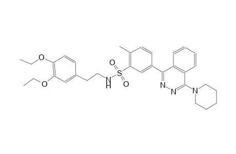 benzenesulfonamide, N-[2-(3,4-diethoxyphenyl)ethyl]-2-methyl-5-[4-(1-piperidinyl)-1-phthalazinyl]-