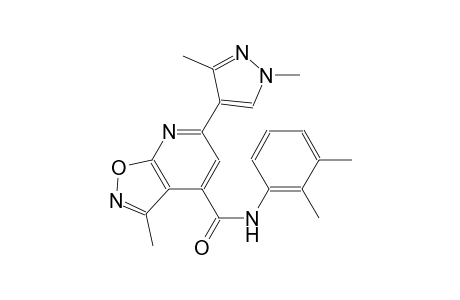 isoxazolo[5,4-b]pyridine-4-carboxamide, N-(2,3-dimethylphenyl)-6-(1,3-dimethyl-1H-pyrazol-4-yl)-3-methyl-