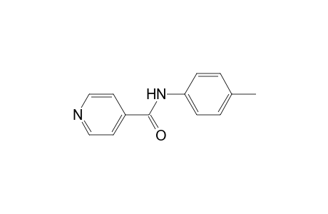 N-(4-methylphenyl)isonicotinamide