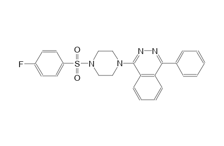 1-{4-[(4-fluorophenyl)sulfonyl]-1-piperazinyl}-4-phenylphthalazine