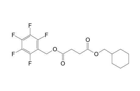 Succinic acid, cyclohexylmethyl pentafluorobenzyl ester