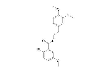 6-bromo-N-(3,4-dimethoxyphenethyl)-m-anisamide