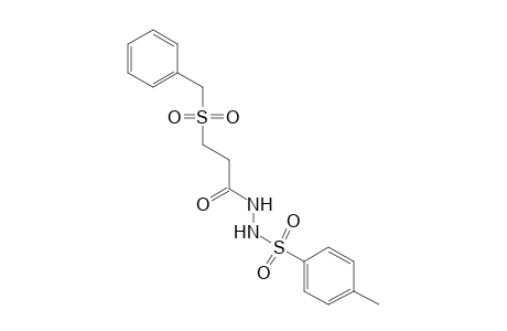 1-[3-(benzylsulfonyl)propionyl]-2-(p-tolylsulfonyl)hydrazine