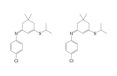 p-chloro-N-[5,5-dimethyl-3-(isopropylthio)-2-cyclohexen-1-ylidene]aniline