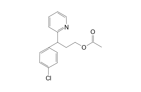 [3-(2-Pypridinyl)-3-(p-chlorophenyl)propyl] acetate