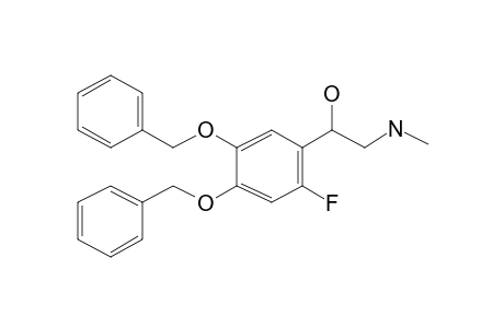 Benzenethanamine, 4,5-dibenzyloxy-2-fluoro-2'-hydroxy-N-methyl-