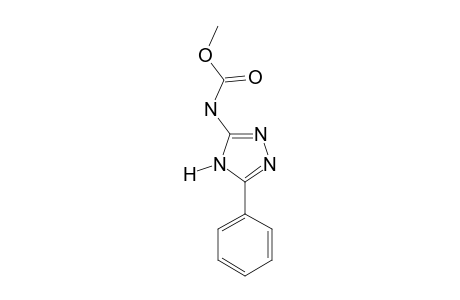 5-phenyl-4H-1,2,4-triazole-3-carbamic acid, methyl ester