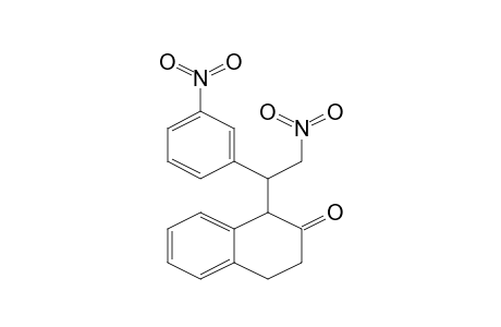 1-[2-nitro-1-(3-nitrophenyl)ethyl]-3,4-dihydro-1H-naphthalen-2-one