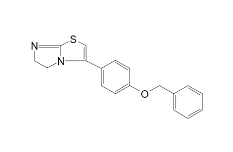 Imidazo[2,1-b]thiazole, 5,6-dihydro-3-(4-benzyloxyphenyl)-