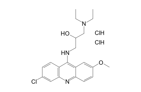 6-chloro-9-{[3-(diethylamino)-2-hydroxypropyl]amino}-2-methoxyacridine, dihydrochloride