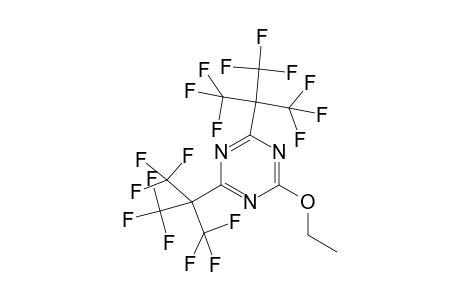 2-Ethoxy-4,6-bis[2,2,2-trifluoro-1,1-bis(trifluoromethyl)ethyl]-1,3,5-triazine