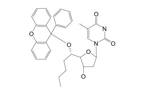 5-C-Butyl-5'-o-( 9'-phenyl-9H-xanthen-9'-yl)thymidine