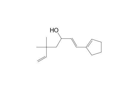 1-(1-Cyclopentenyl)-5,5-dimethyl-1,6-heptadien-3-ol