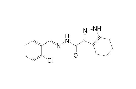 1H-indazole-3-carboxylic acid, 4,5,6,7-tetrahydro-, 2-[(E)-(2-chlorophenyl)methylidene]hydrazide